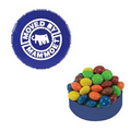 Small Royal Blue Snap-Top Mint Tin Filled w/ Chocolate Littles